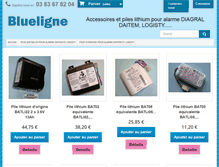Tablet Screenshot of blueligne.fr